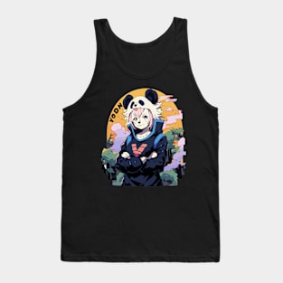 anime panda Tank Top